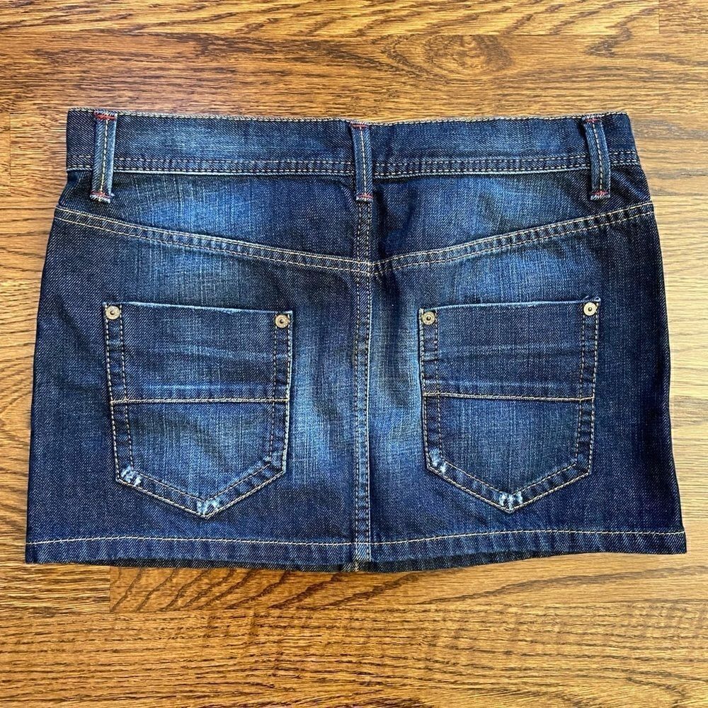 NWT United Colors of Benetton Denim Skirt - Picture 3 of 11